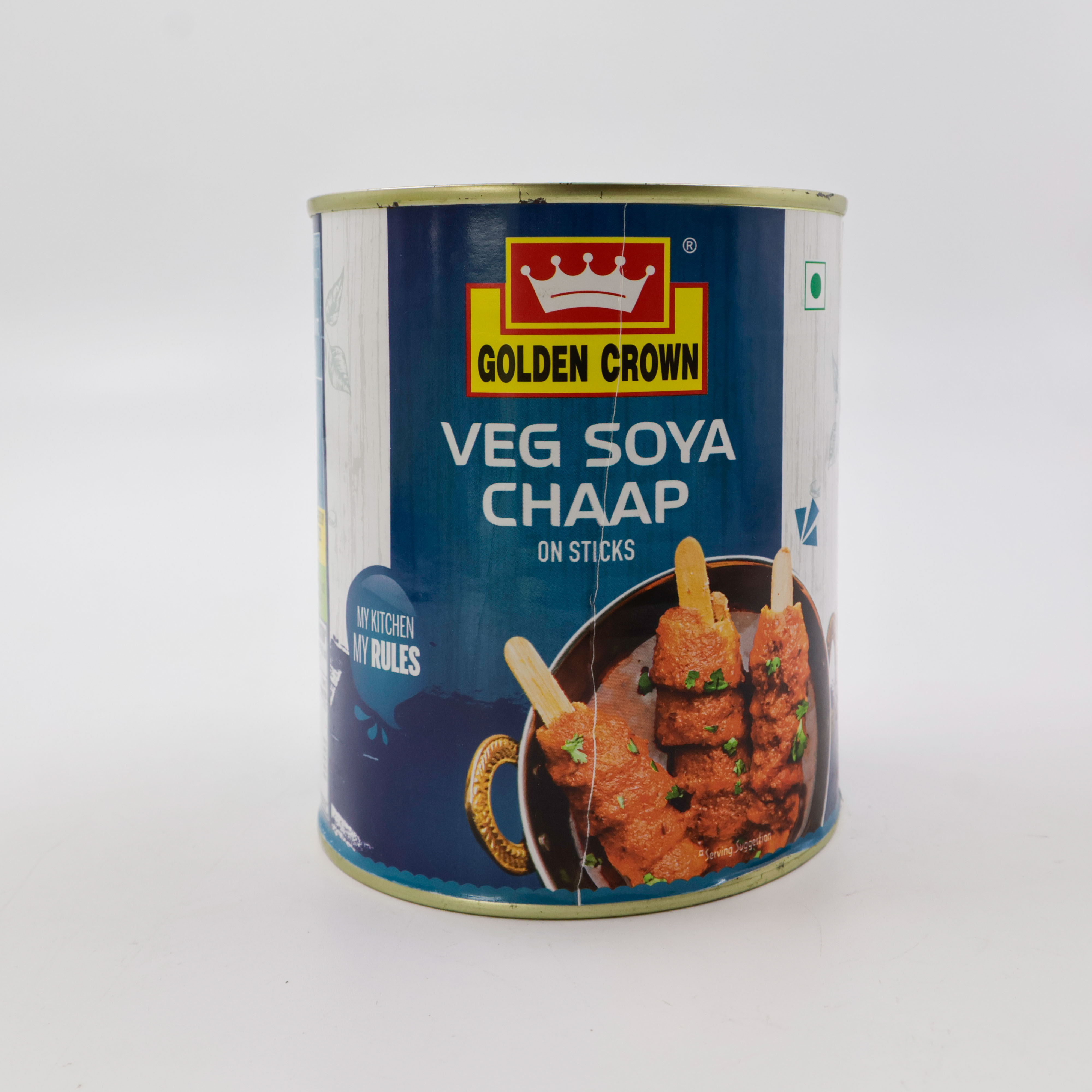 Golden Crown Veg Soya Chaap 850g Tin